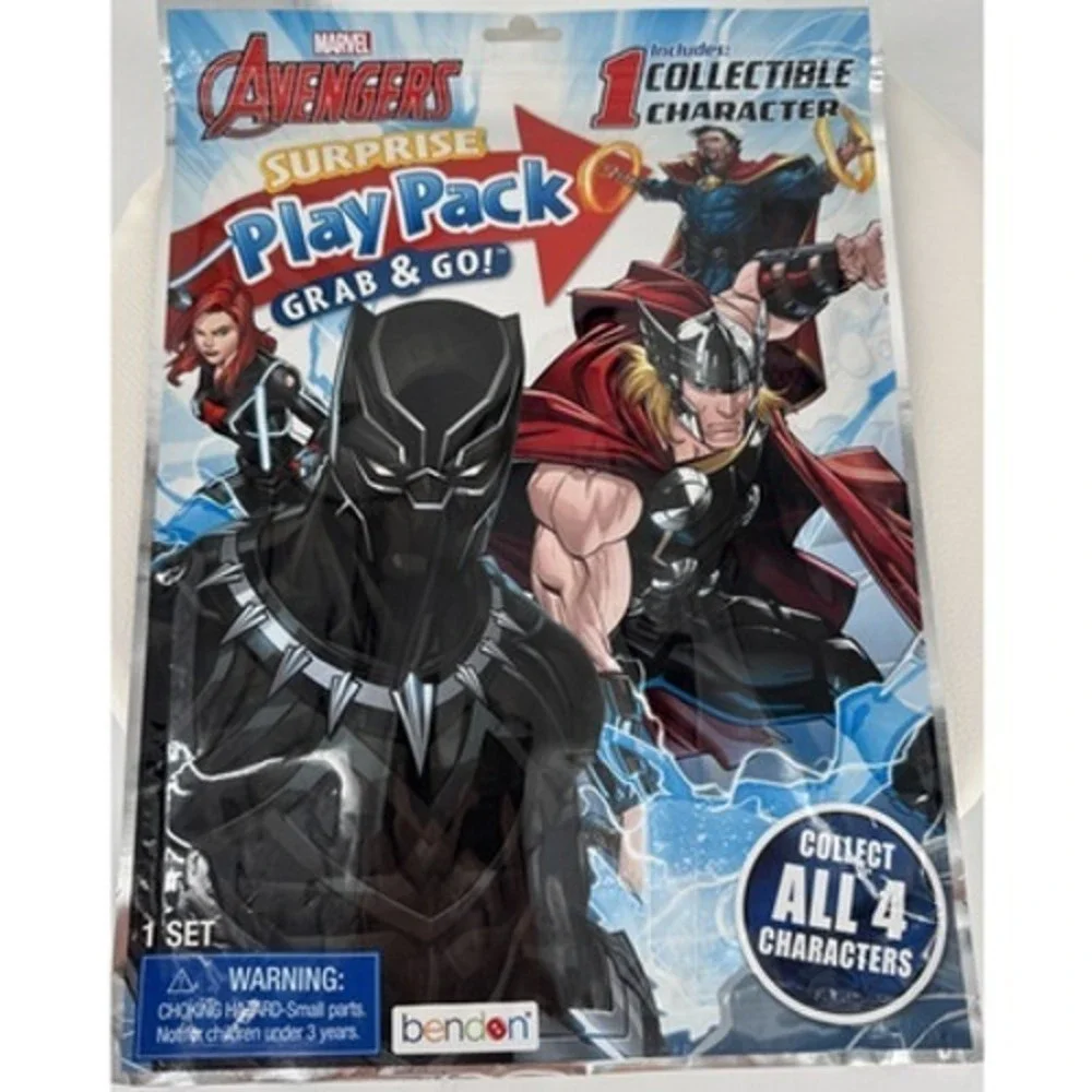 Marvel Avengers Surprise Play Pack Grab and Go! Includes 1 Collectible Hero‎ New